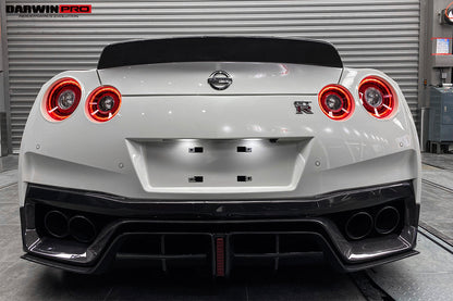 DarwinPRO 2008-2023 Nissan GTR R35 CBA DBA EBA BKSS Style Carbon Fiber Trunk Spoiler