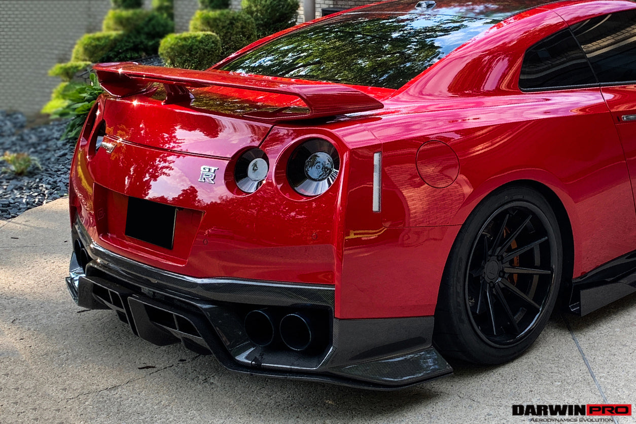 Difusor trasero de fibra de carbono DarwinPRO 2017-2023 Nissan GTR R35 EBA BKSS