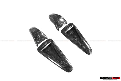 DarwinPRO 2008-2023 Nissan GTR R35 CBA DBA EBA Carbon Fiber Hood Scoop (4 PCS)