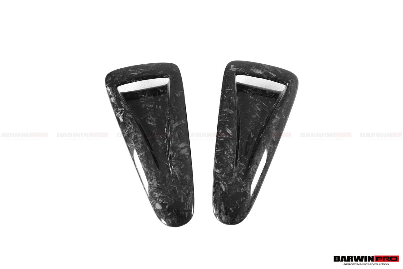 DarwinPRO 2008-2023 Nissan GTR R35 CBA DBA EBA Carbon Fiber Hood Scoop (4 PCS)
