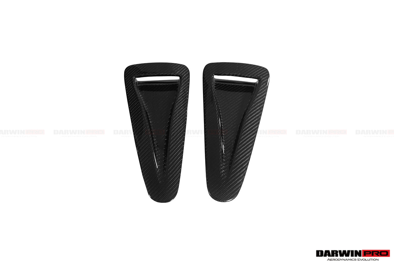 DarwinPRO Carbon Fiber Hood Scoop (2 PCS) | 2008-2023 Nissan GTR R35