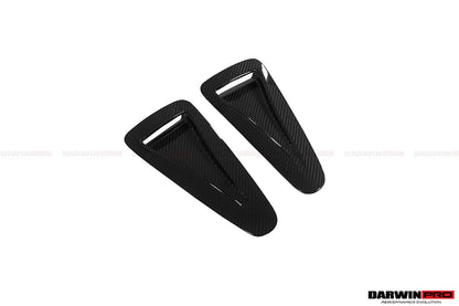 DarwinPRO Carbon Fiber Hood Scoop (2 PCS) | 2008-2023 Nissan GTR R35