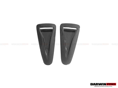 DarwinPRO Carbon Fiber Hood Scoop (2 PCS) | 2008-2023 Nissan GTR R35