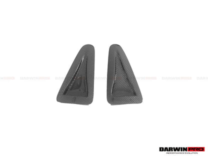DarwinPRO Carbon Fiber Hood Scoop (2 PCS) | 2008-2023 Nissan GTR R35