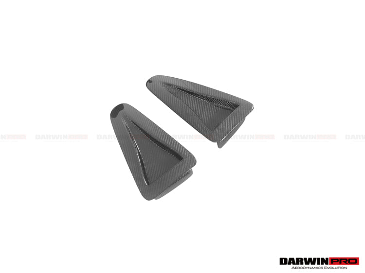 DarwinPRO Carbon Fiber Hood Scoop (2 PCS) | 2008-2023 Nissan GTR R35