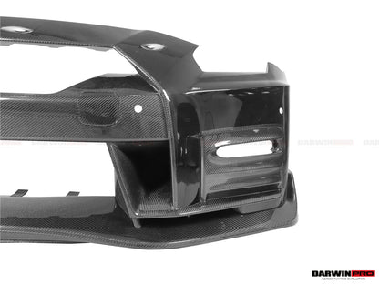 Parachoques delantero de fibra de carbono original NISMO 1:1 DarwinPRO 2008-2023 Nissan GTR R35 CBA DBA EBA