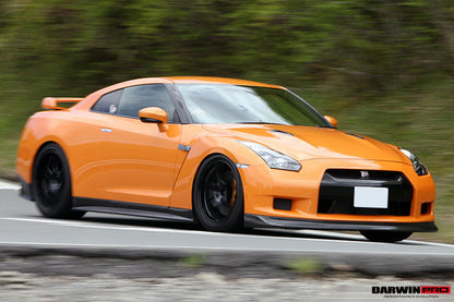 DarwinPRO ZEL Style Carbon Fiber Front Lip | 2008-2011 Nissan GTR R35