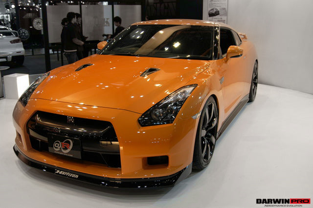 DarwinPRO ZEL Style Carbon Fiber Front Lip | 2008-2011 Nissan GTR R35