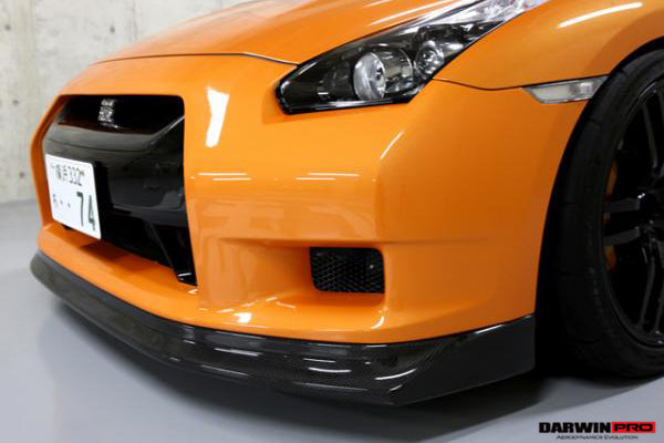 DarwinPRO ZEL Style Carbon Fiber Front Lip | 2008-2011 Nissan GTR R35