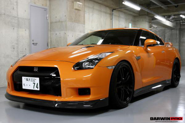 DarwinPRO ZEL Style Carbon Fiber Front Lip | 2008-2011 Nissan GTR R35