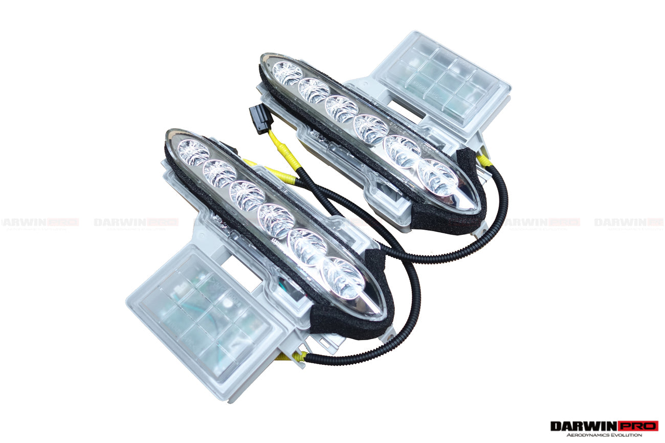 DarwinPRO 2012-2016 Nissan GTR R35 DBA Front Bumper LED Day Running Lights