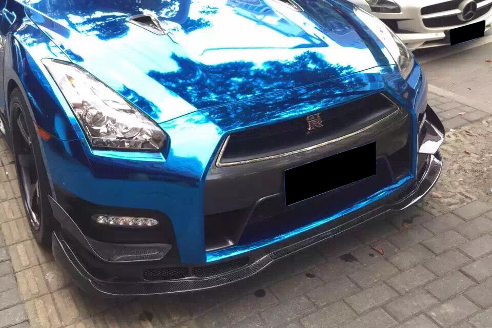 DarwinPRO 2012-2016 Nissan GTR R35 DBA BSE Style Carbon Fiber Front Lip