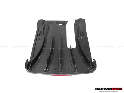 DarwinPRO 2012-2023 Nissan GTR R35 DBA EBA NSM Style Carbon Fiber Rear Diffuser Undertary With canards & break light
