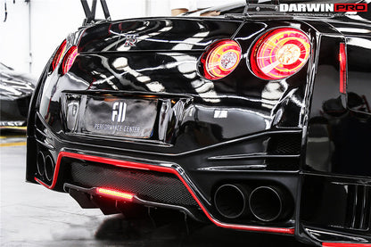 Difusor trasero de fibra de carbono DarwinPRO 2012-2023 Nissan GTR R35 DBA EBA BKSS