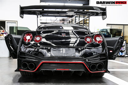 Difusor trasero de fibra de carbono DarwinPRO 2012-2023 Nissan GTR R35 DBA EBA BKSS