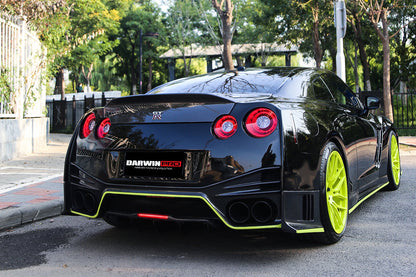 DarwinPRO 2015-2023 Nissan GTR R35 DBA EBA Carbon Fiber Fender Logo Cover