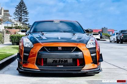 DarwinPRO BKSSII Style Carbon Fiber Hood | 2008-2023 Nissan GTR R35