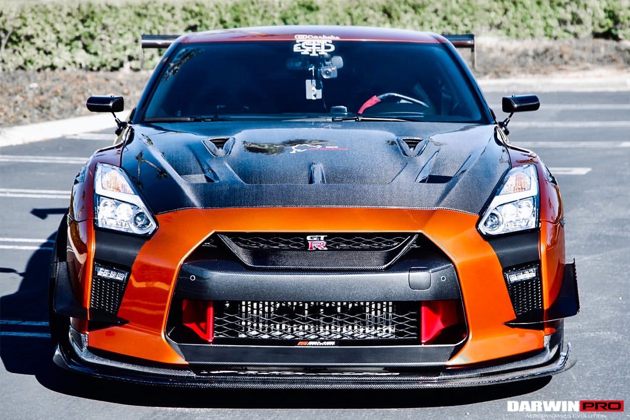 DarwinPRO BKSSII Style Carbon Fiber Hood | 2008-2023 Nissan GTR R35