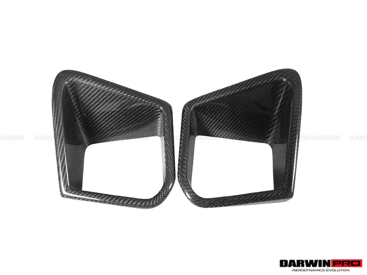 DarwinPRO BKSS Style Carbon Fiber Front Bumper Vents | 2017-2023 Nissan GTR R35
