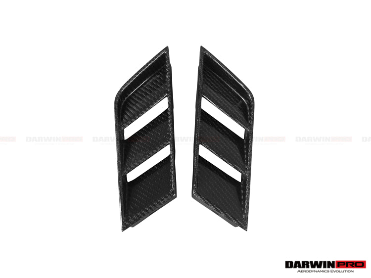 DarwinPRO Carbon Fiber Rear Diffuser Side Vents | 2017-2023 Nissan GTR R35