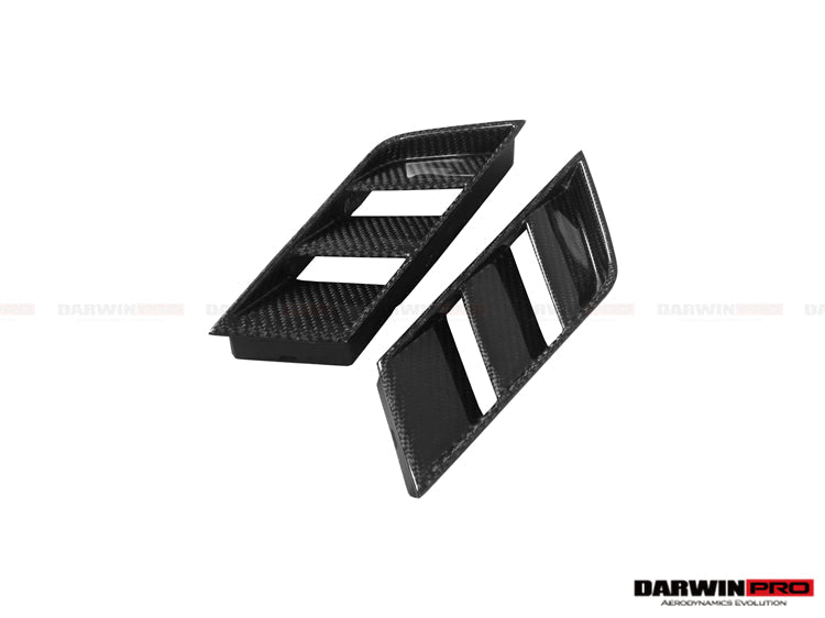 DarwinPRO Carbon Fiber Rear Diffuser Side Vents | 2017-2023 Nissan GTR R35