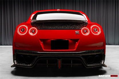 DarwinPRO BKSS Style Carbon Fiber Rear Diffuser | 2017-2023 Nissan GTR R35