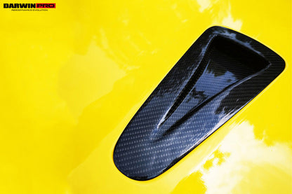 DarwinPRO 2008-2023 Nissan GTR R35 CBA DBA EBA Carbon Fiber Hood Scoop (4 PCS)