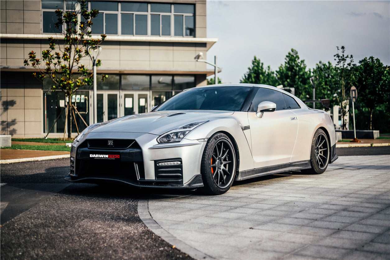 DarwinPRO NSM Style Partial Carbon Fiber Front Bumper | 2008-2016 Nissan GTR R35