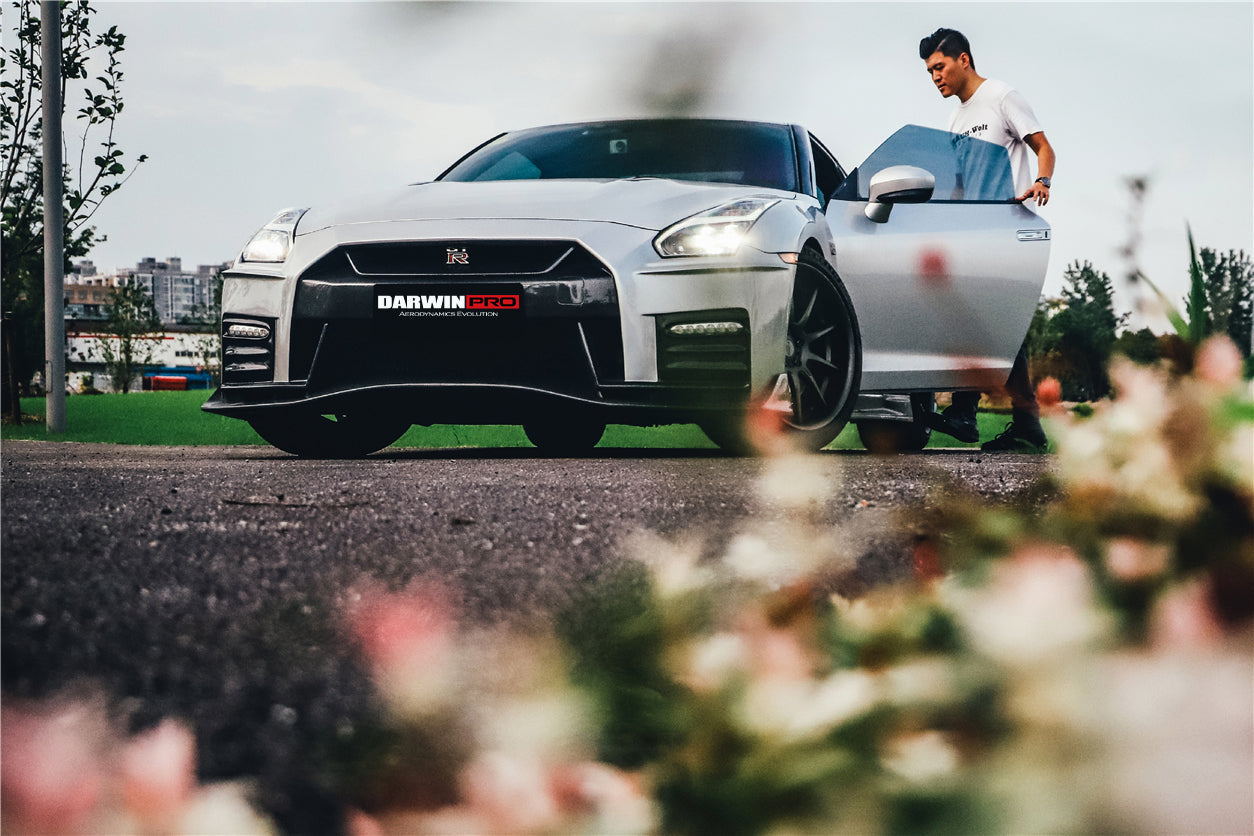 DarwinPRO NSM Style Partial Carbon Fiber Front Bumper | 2008-2016 Nissan GTR R35