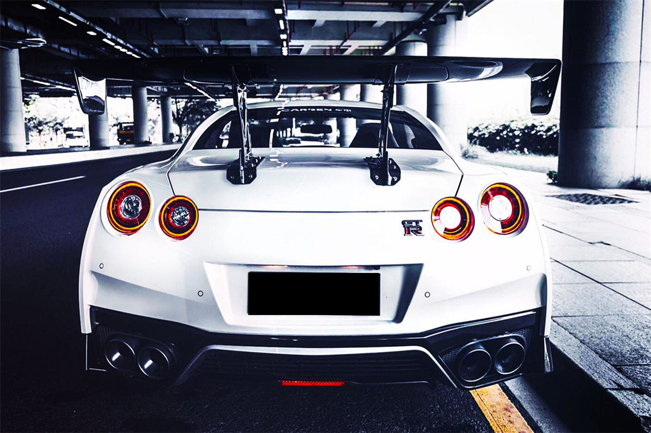 DarwinPRO 2012-2023 Nissan GTR R35 DBA EBA NSM Style Carbon Fiber Rear Diffuser Undertary With Break Light