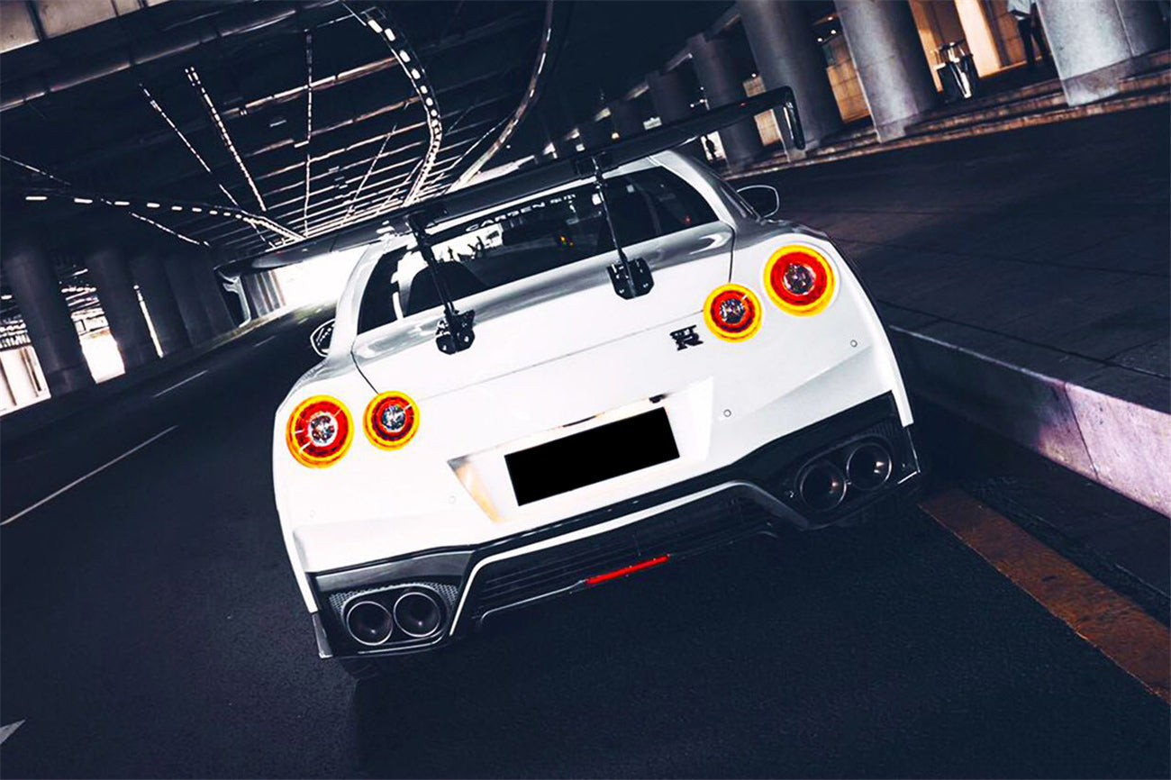 DarwinPRO 2012-2023 Nissan GTR R35 DBA EBA NSM Style Carbon Fiber Rear Diffuser Undertary With Break Light