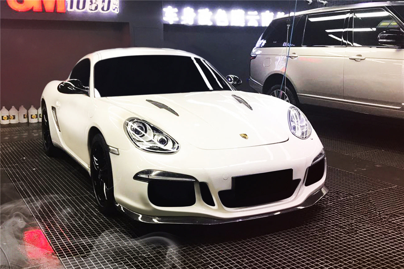 Parachoques delantero DarwinPRO estilo Porsche Cayman y Boxster 987.2 GT3 2009-2012