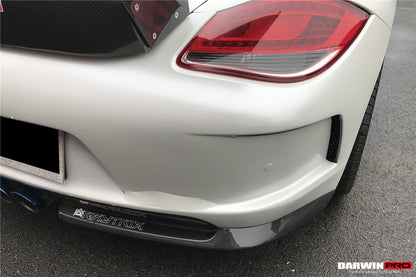 DarwinPRO GT3 Style Rear Bumper | 2009-2012 Porsche Boxster 987.2