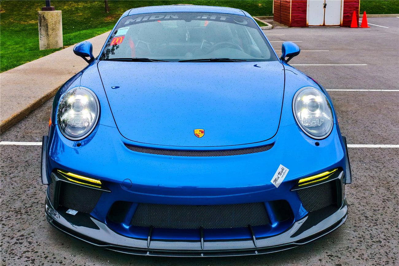 DarwinPRO 2017-2019 Porsche 911 991.2 GT3 Solo kit de carrocería blanda de fibra de carbono estilo BKSS