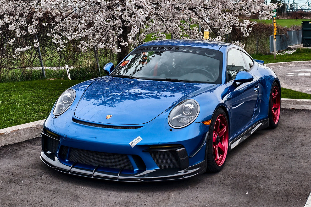 DarwinPRO 2017-2019 Porsche 911 991.2 GT3 Solo kit de carrocería blanda de fibra de carbono estilo BKSS