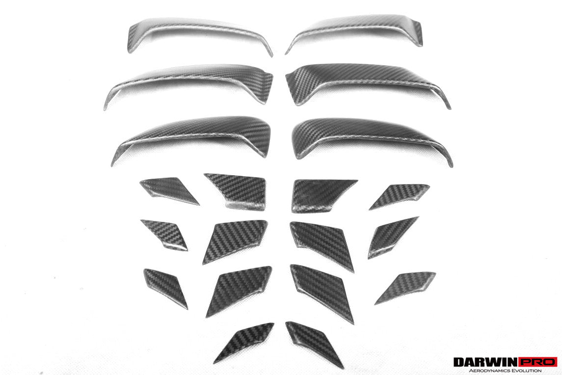 DarwinPRO 2015 - 2019 Porsche 911 991.2 GT3RS Only Autoclave Carbon Fiber Fender Vents DarwinPRO (OE) - 16