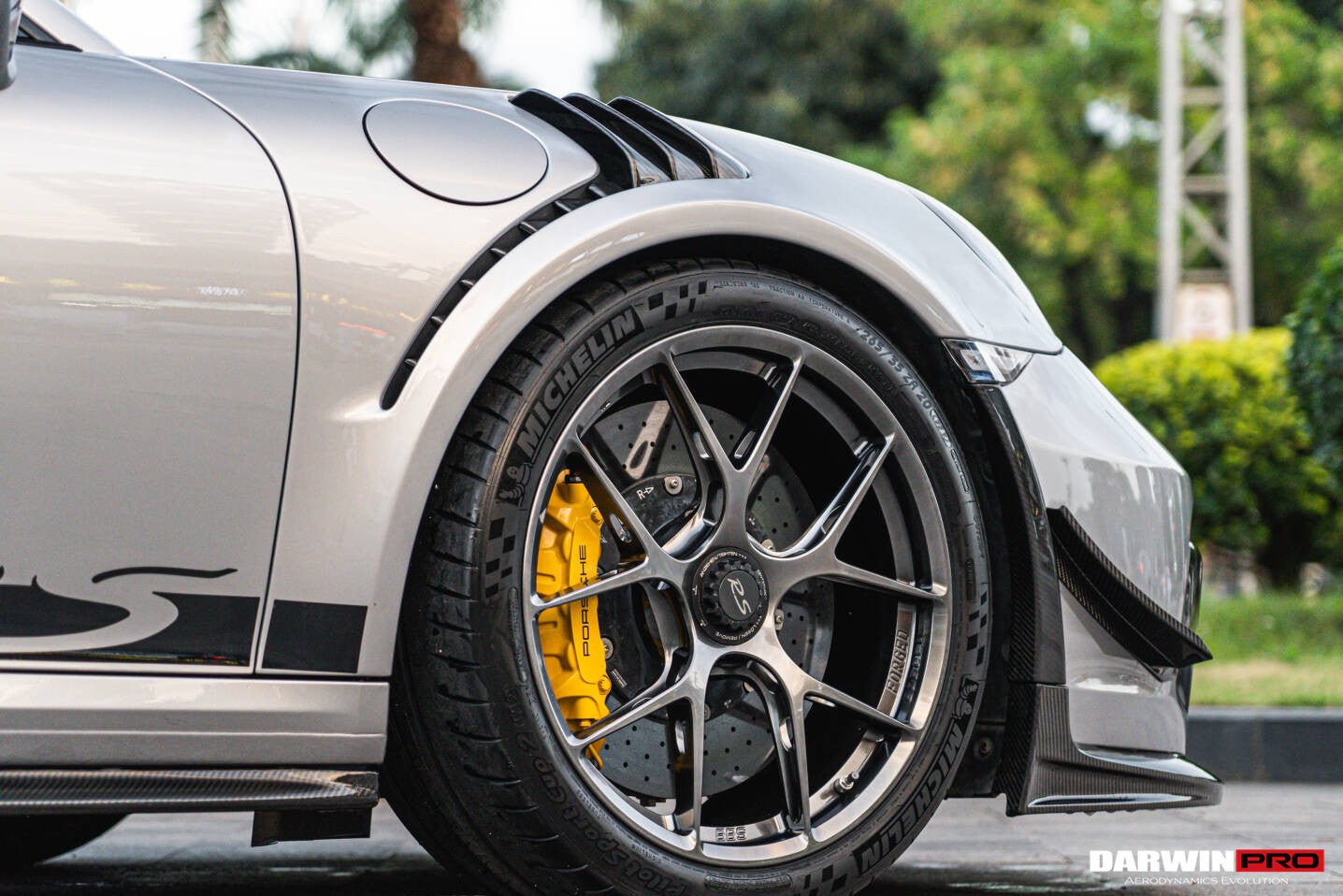 DarwinPRO 2015 - 2019 Porsche 911 991.2 GT3RS Only Autoclave Carbon Fiber Fender Vents DarwinPRO (OE) - 11