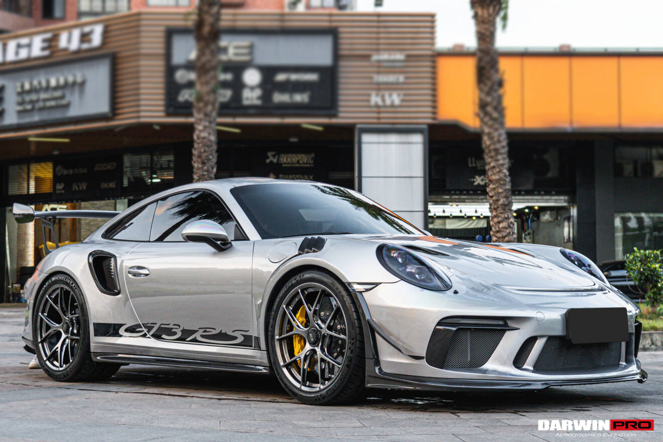 DarwinPRO Autoclave Carbon Fiber Quarter Panel Side Scoops | 2015-2019 Porsche 911 991.2 GT3RS Only