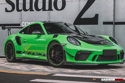 DarwinPRO Autoclave Carbon Fiber Quarter Panel Side Scoops | 2015-2019 Porsche 911 991.2 GT3RS Only