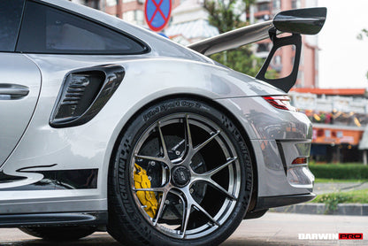 DarwinPRO Autoclave Carbon Fiber Quarter Panel Side Scoops | 2015-2019 Porsche 911 991.2 GT3RS Only