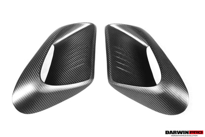 DarwinPRO Autoclave Carbon Fiber Quarter Panel Side Scoops | 2015-2019 Porsche 911 991.2 GT3RS Only