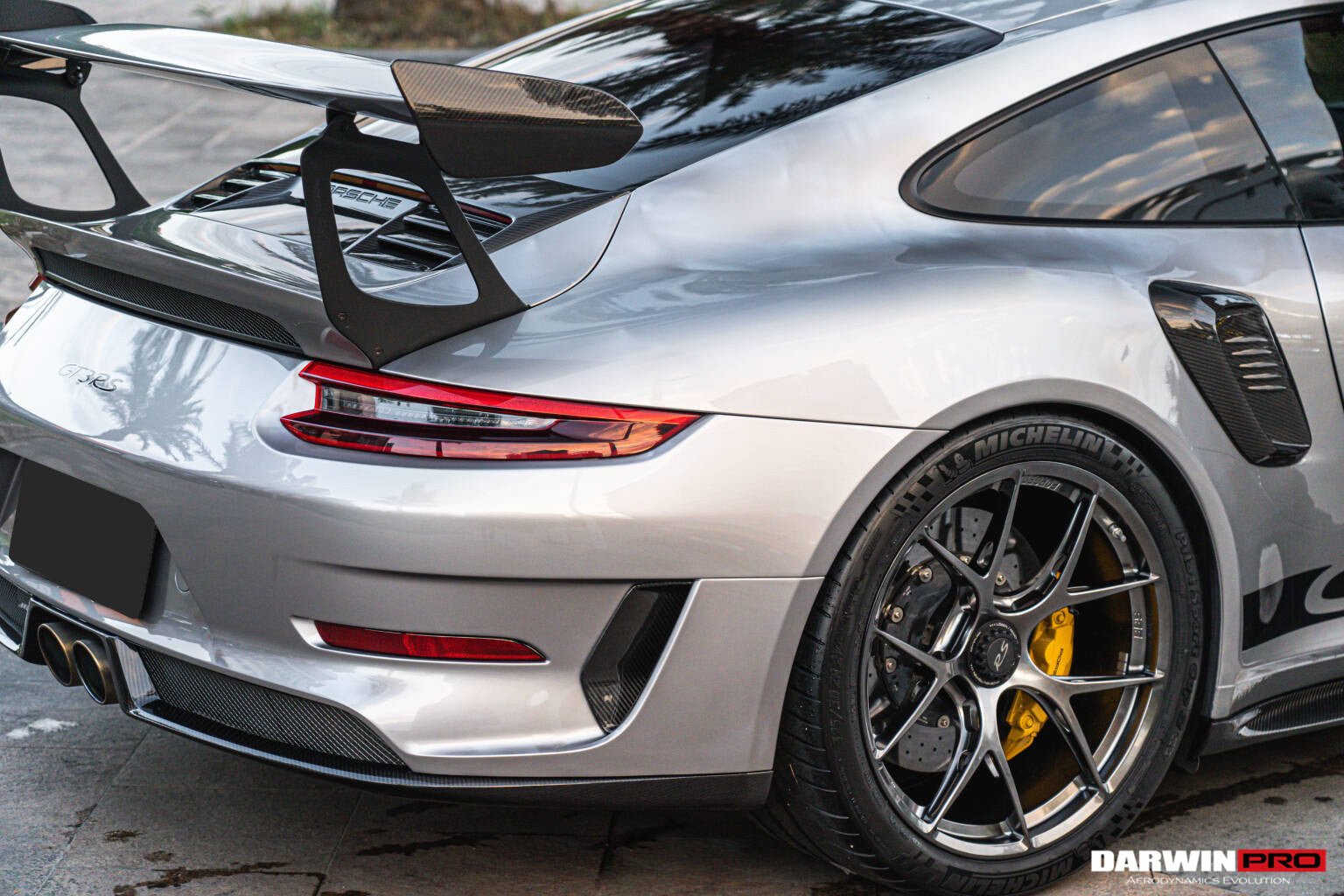 DarwinPRO 2015 - 2019 Porsche 911 991.2 GT3RS Only Autoclave Carbon Fiber Rear lip DarwinPRO (OE) - 7