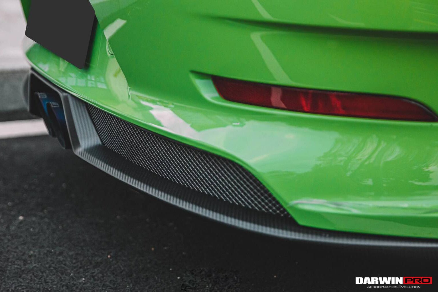 DarwinPRO 2015 - 2019 Porsche 911 991.2 GT3RS Only Autoclave Carbon Fiber Rear lip DarwinPRO (OE) - 3