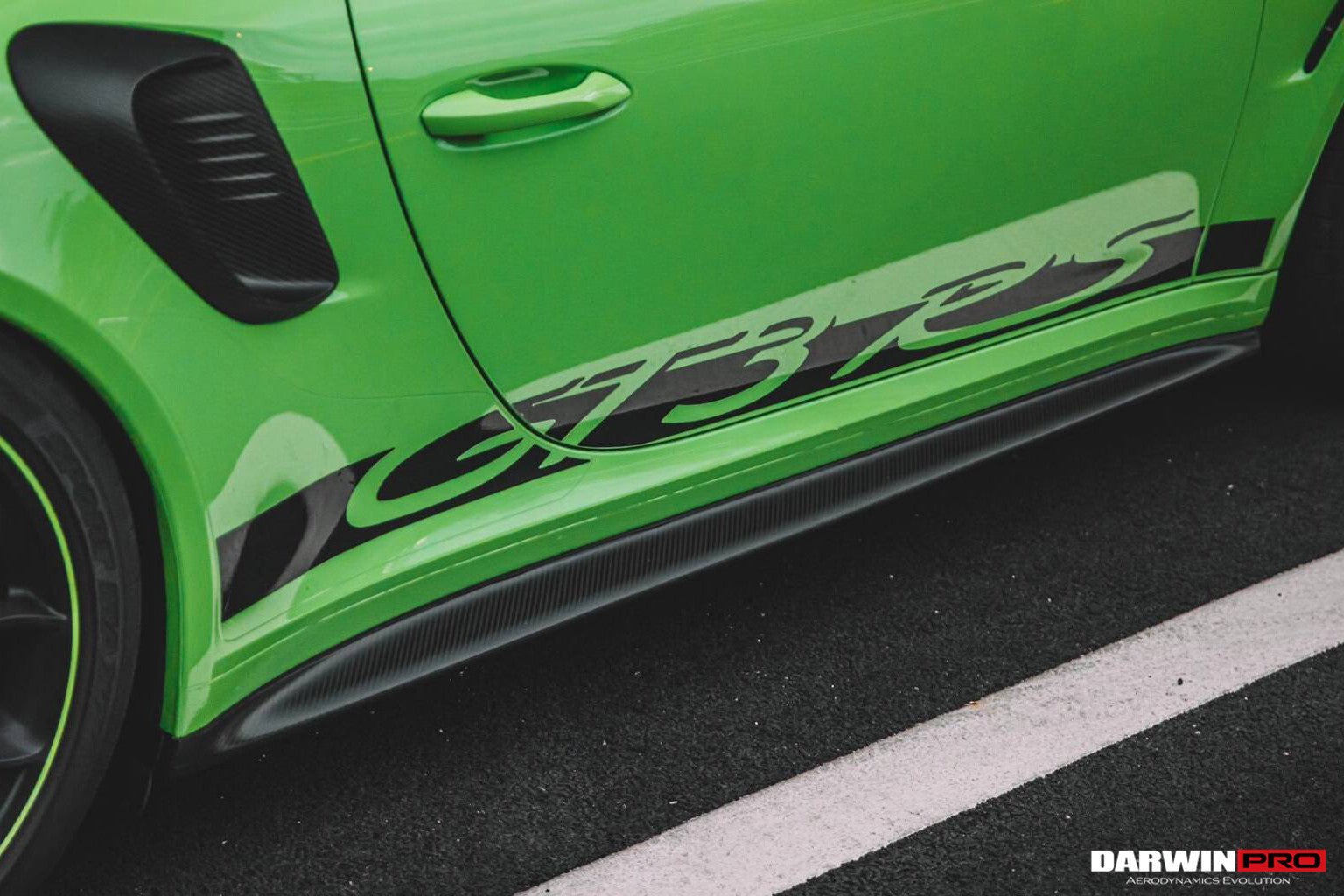 DarwinPRO 2015 - 2019 Porsche 911 991.2 GT3RS Only Autoclave Carbon Fiber Side Skirts DarwinPRO (OE) - 4