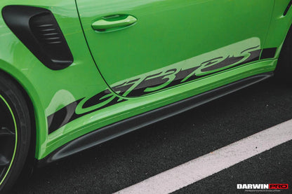 DarwinPRO Autoclave Carbon Fiber Quarter Panel Side Scoops | 2015-2019 Porsche 911 991.2 GT3RS Only