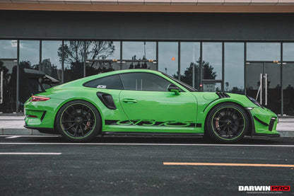 DarwinPRO Autoclave Carbon Fiber Quarter Panel Side Scoops | 2015-2019 Porsche 911 991.2 GT3RS Only