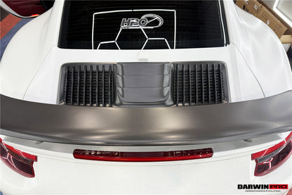DarwinPRO 2016-2019 Porsche 911 991.2 Turbo S Carbon Fiber Engine Hood Vent