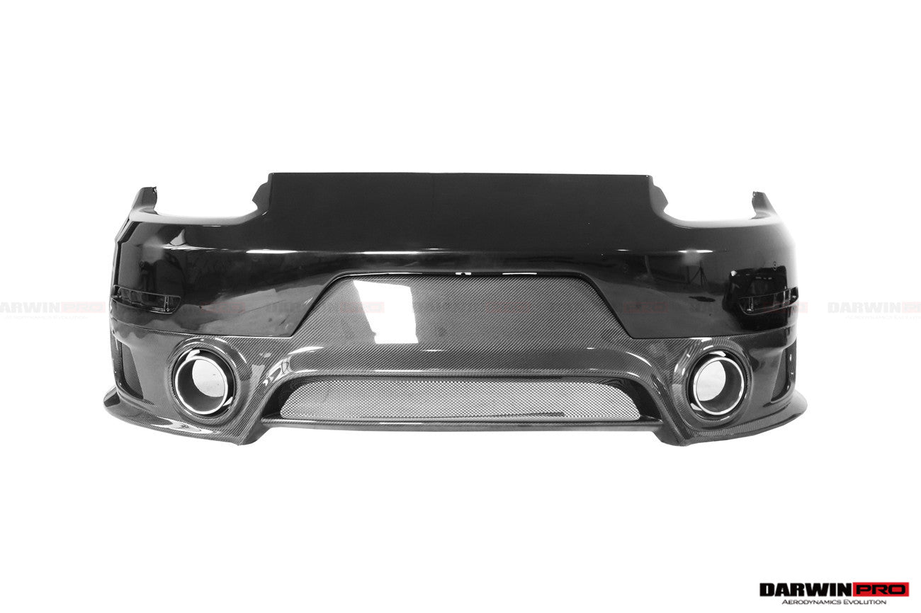 Parachoques trasero parcial de fibra de carbono DarwinPRO 2013-2019 Porsche 911 991 Turbo S GT2RS