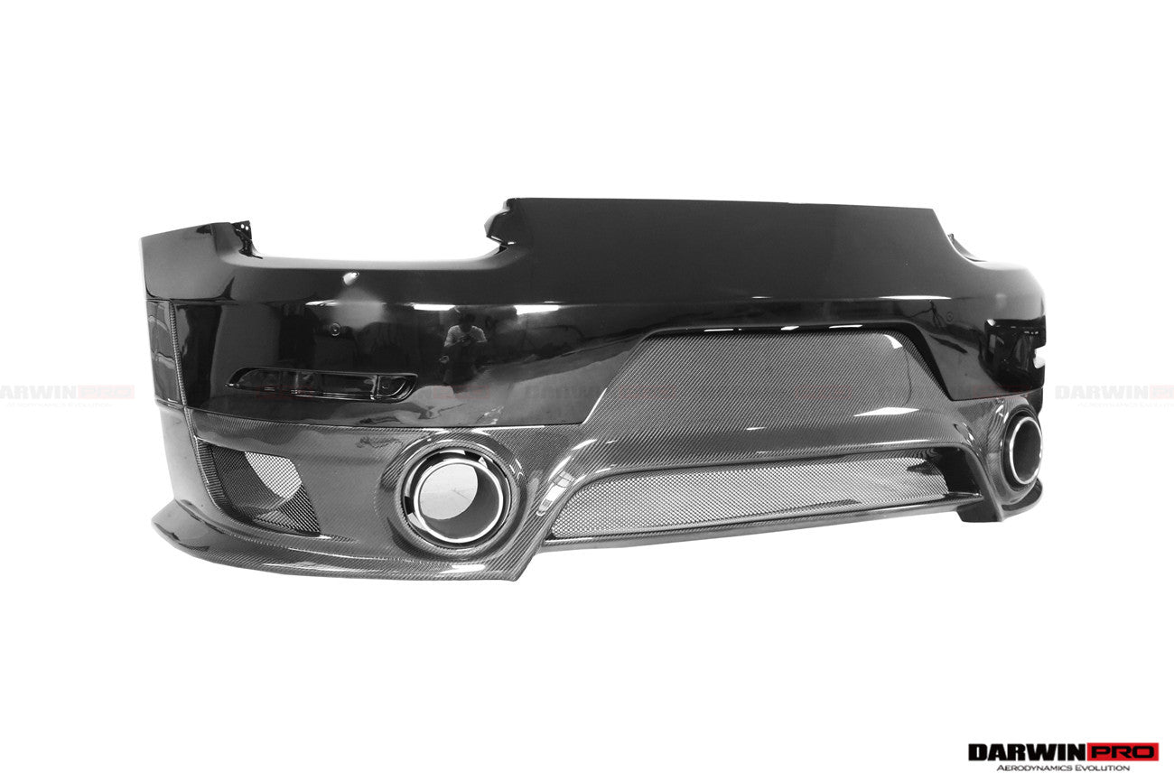 Parachoques trasero parcial de fibra de carbono DarwinPRO 2013-2019 Porsche 911 991 Turbo S GT2RS
