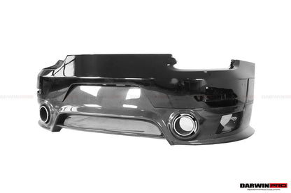 Parachoques trasero parcial de fibra de carbono DarwinPRO 2013-2019 Porsche 911 991 Turbo S GT2RS